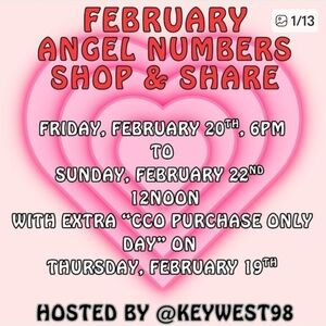 February Angel Numbers Shop & Share